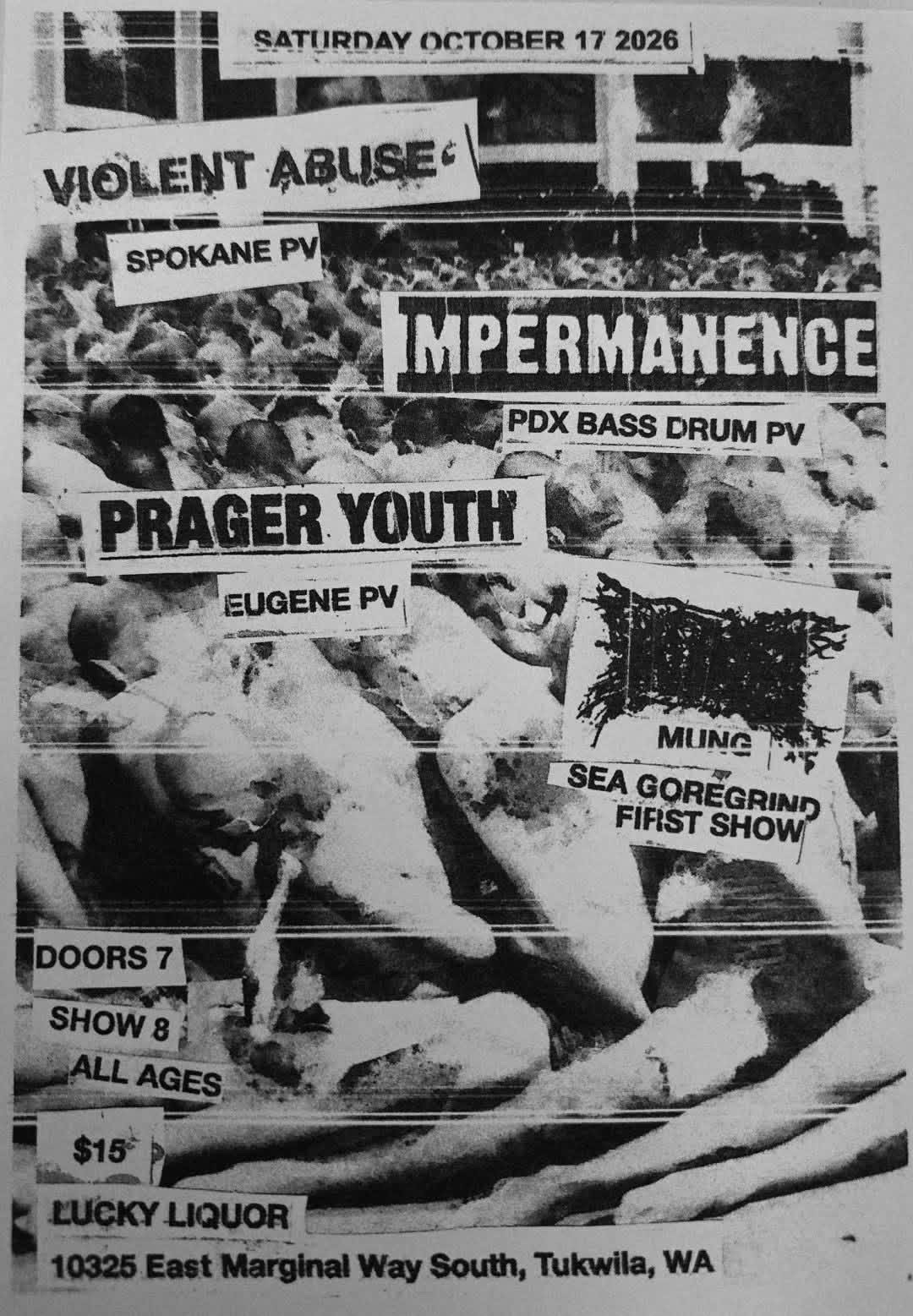 Violent Abuse, Impermanence, Prager Youth, Mung